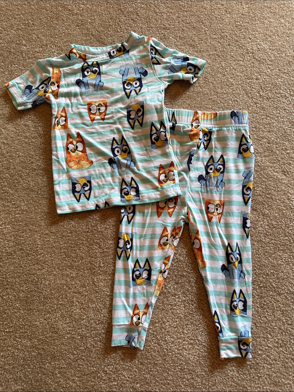 18M Bluey PJ set